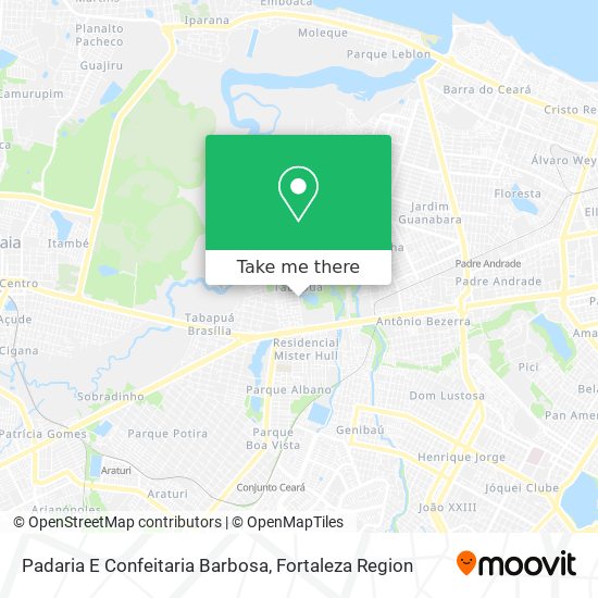 Padaria E Confeitaria Barbosa map