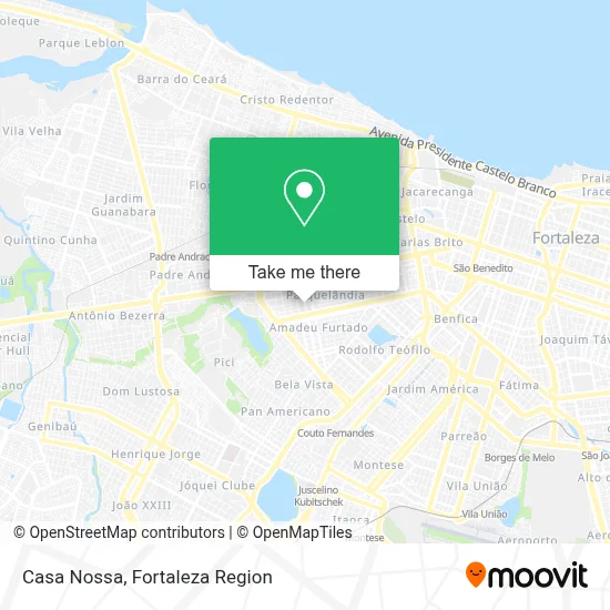 Casa Nossa map