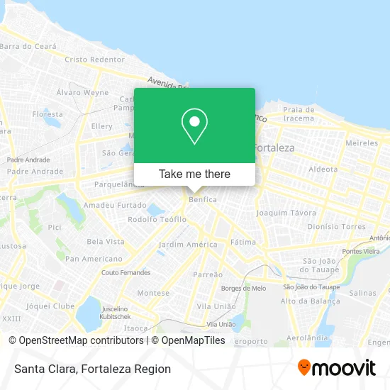 Santa Clara map