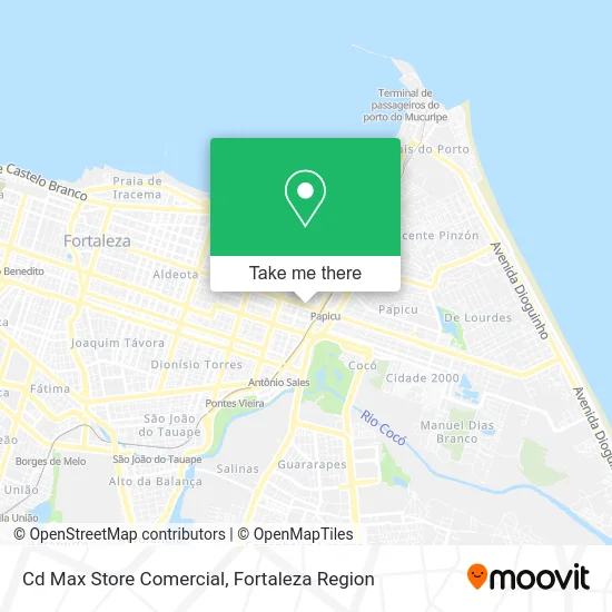 Cd Max Store Comercial map