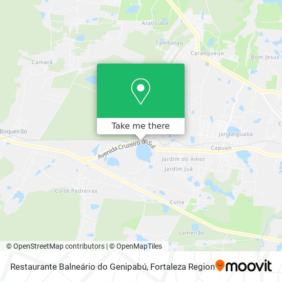 Restaurante Balneário do Genipabú map