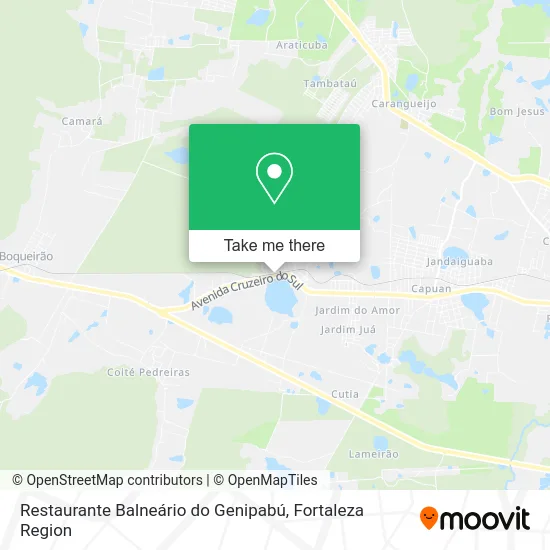 Restaurante Balneário do Genipabú map
