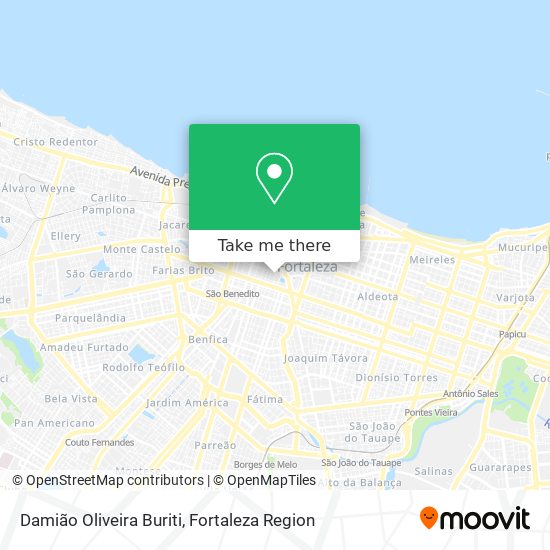 Damião Oliveira Buriti map