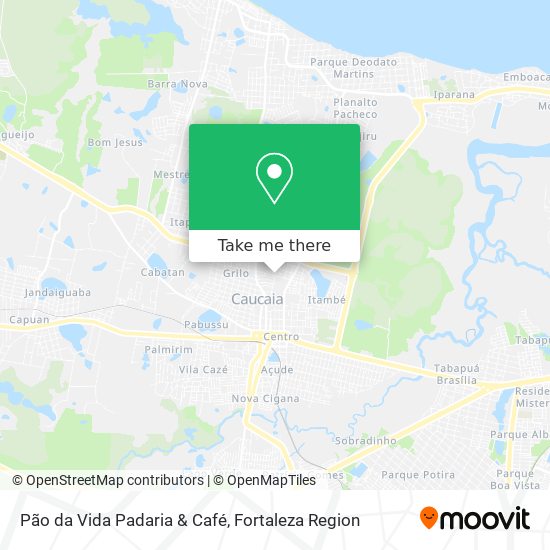 Pão da Vida Padaria & Café map