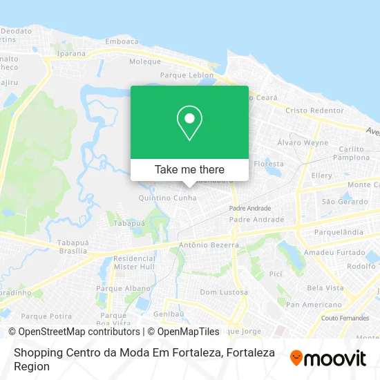 Shopping Centro da Moda Em Fortaleza map