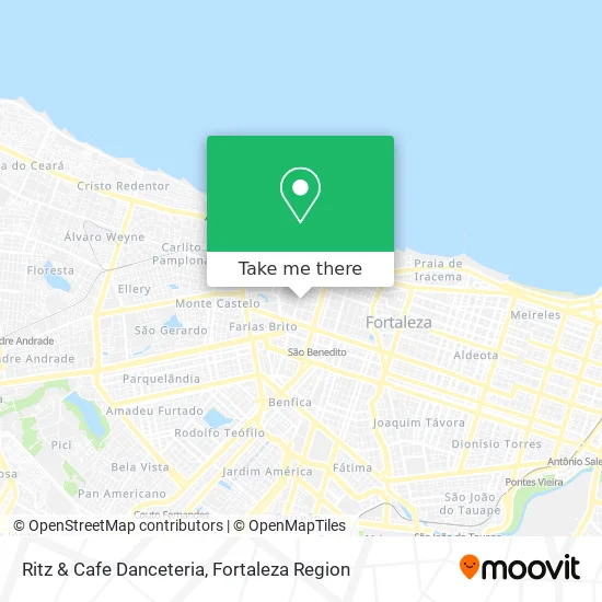 Ritz & Cafe Danceteria map