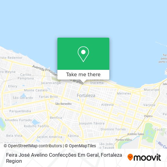 Feira José Avelino Confecções Em Geral map