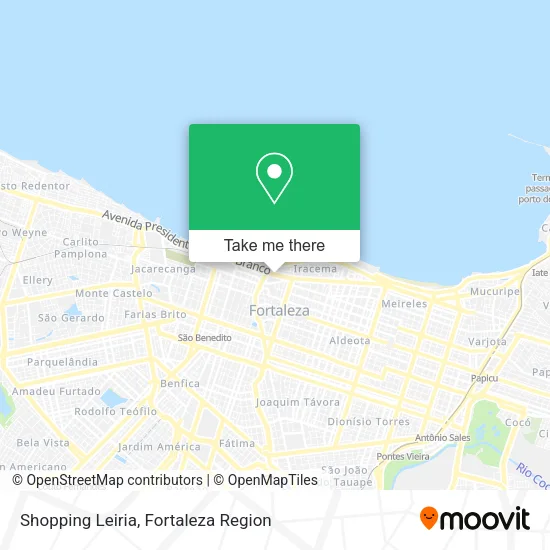 Shopping Leiria map
