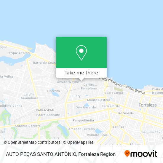 AUTO PEÇAS SANTO ANTÔNIO map