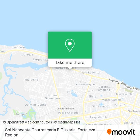 Sol Nascente Churrascaria E Pizzaria map