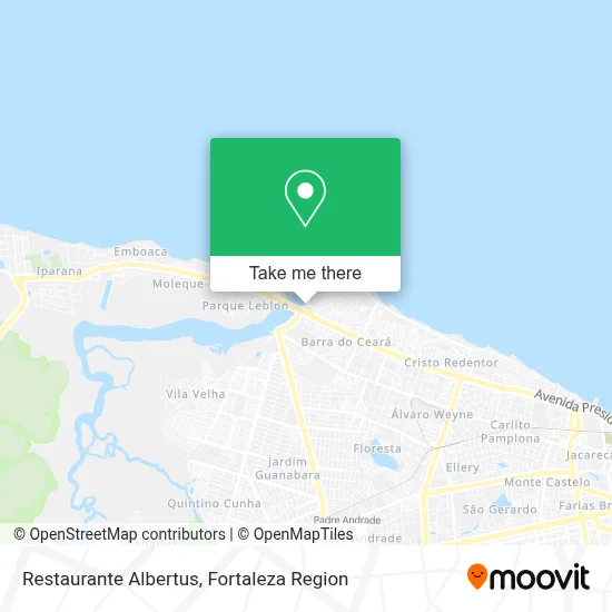 Restaurante Albertus map