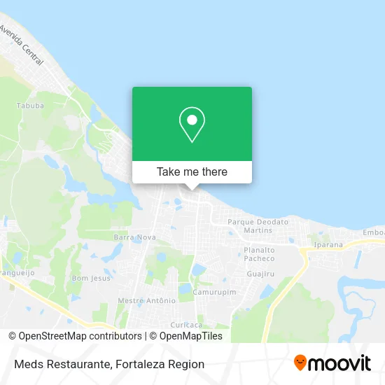 Meds Restaurante map