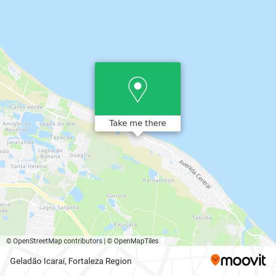 Geladão Icaraí map