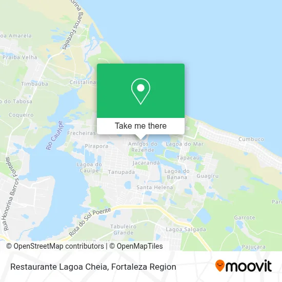 Restaurante Lagoa Cheia map