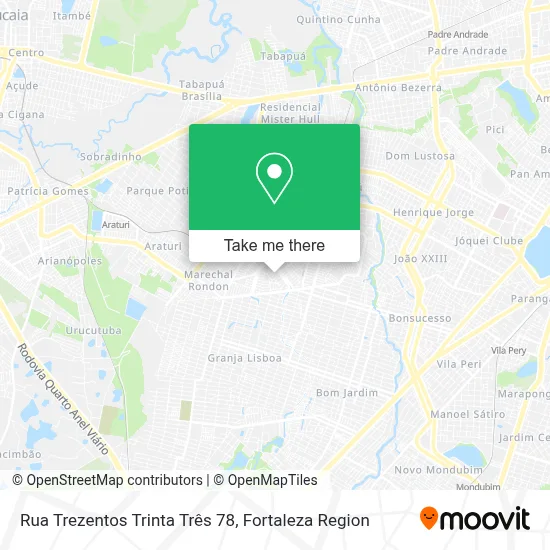 Rua Trezentos Trinta Três 78 map