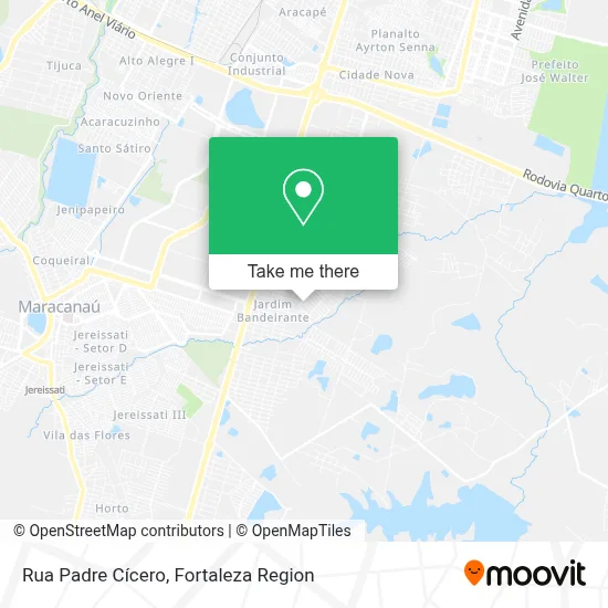 Rua Padre Cícero map