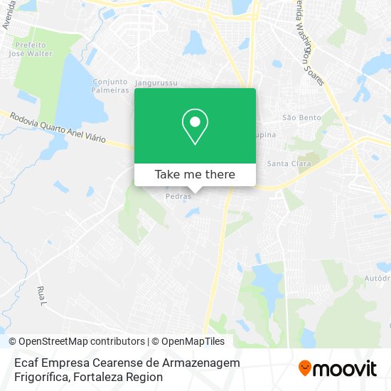 Ecaf Empresa Cearense de Armazenagem Frigorífica map