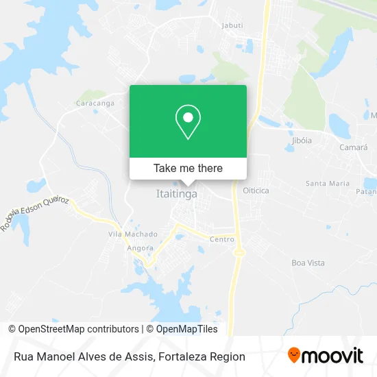 Rua Manoel Alves de Assis map