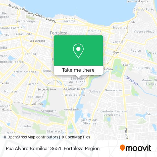 Mapa Rua Alvaro Bomilcar 3651