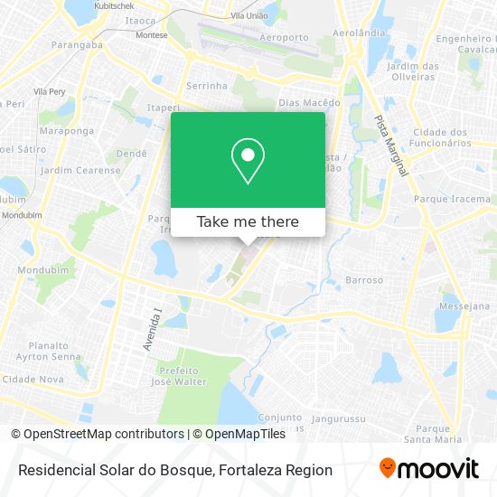 Residencial Solar do Bosque map