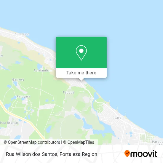Rua Wilson dos Santos map