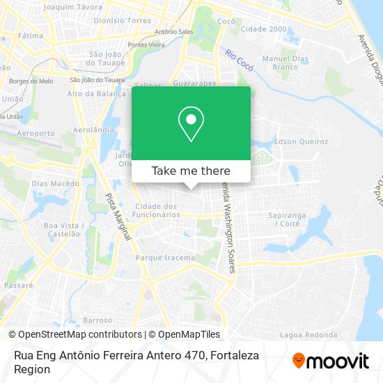 Rua Eng Antônio Ferreira Antero 470 map
