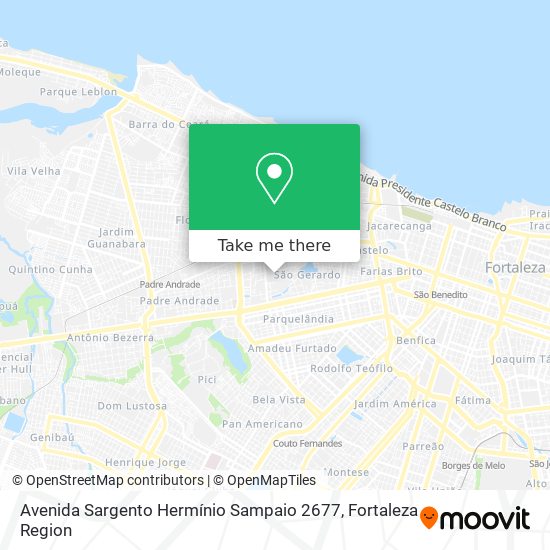 Avenida Sargento Hermínio Sampaio 2677 map
