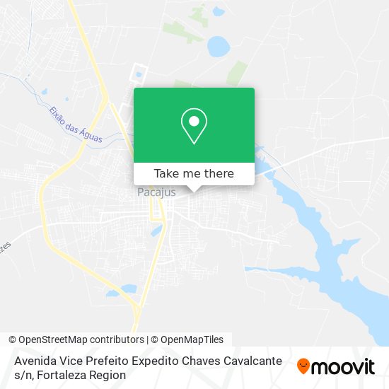 Mapa Avenida Vice Prefeito Expedito Chaves Cavalcante s / n