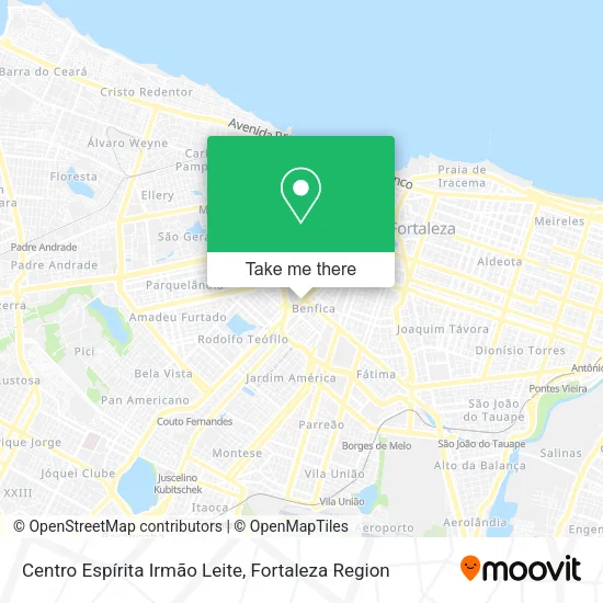 Centro Espírita Irmão Leite map