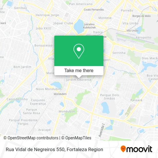 Rua Vidal de Negreiros 550 map