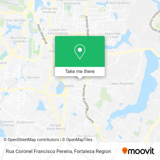 Rua Coronel Francisco Pereira map