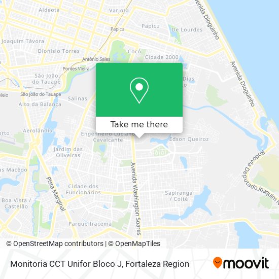 Monitoria CCT Unifor Bloco J map