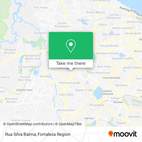 Rua Silva Baima map