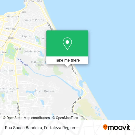 Rua Sousa Bandeira map