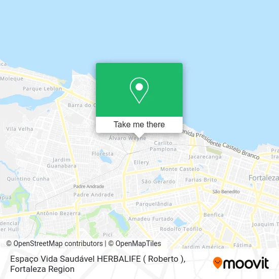 Espaço Vida Saudável HERBALIFE ( Roberto ) map