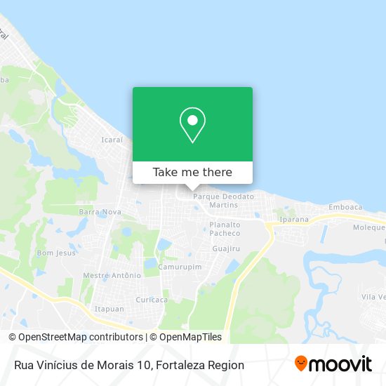 Mapa Rua Vinícius de Morais 10