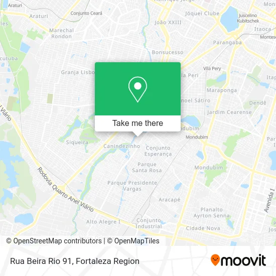Rua Beira Rio 91 map