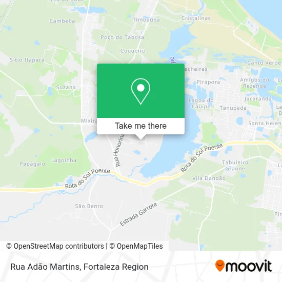 Rua Adão Martins map