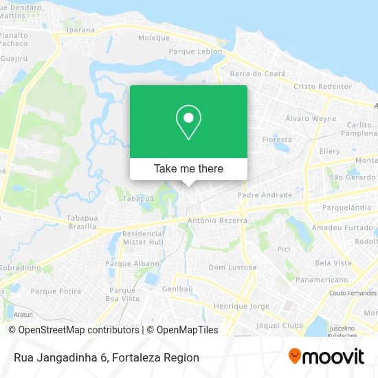 Rua Jangadinha 6 map