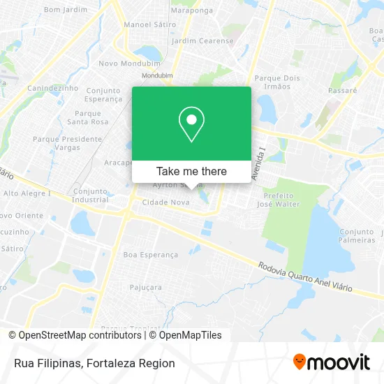 Rua Filipinas map