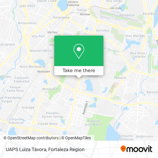 UAPS Luiza Távora map