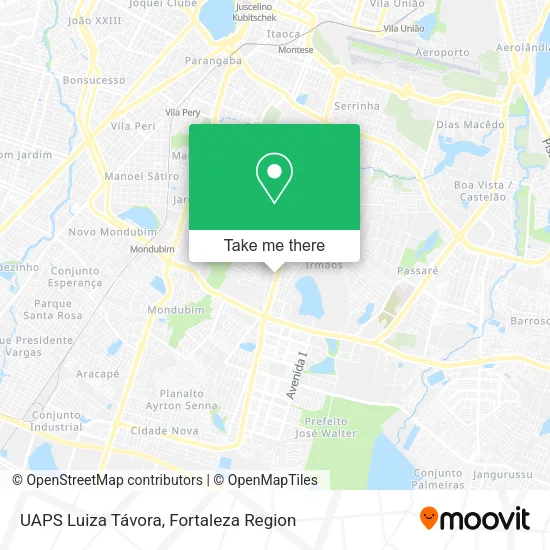 UAPS Luiza Távora map