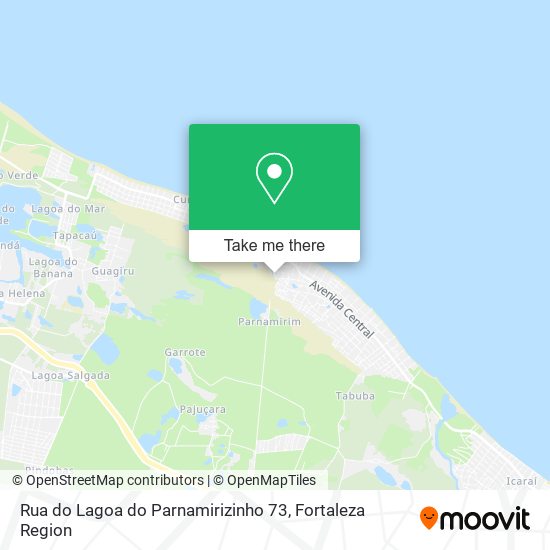 Rua do Lagoa do Parnamirizinho 73 map