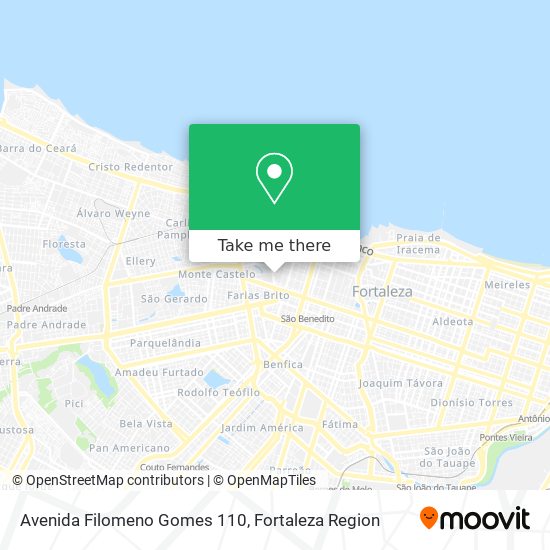 Avenida Filomeno Gomes 110 map