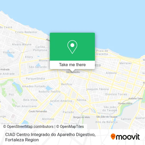 CIAD Centro Integrado do Aparelho Digestivo map