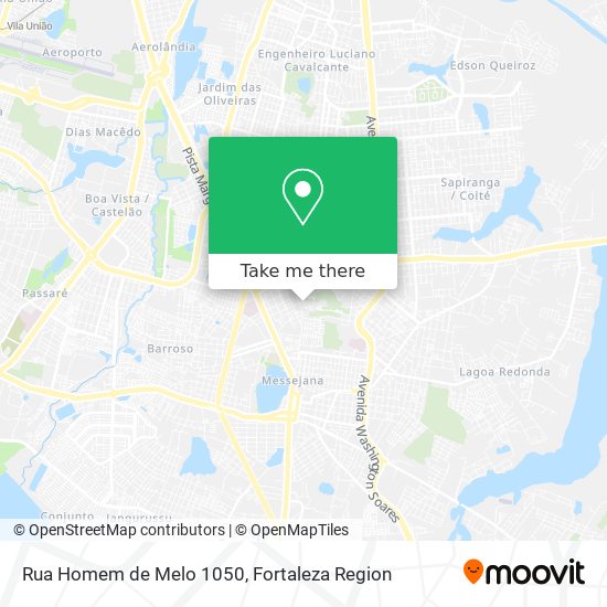 Mapa Rua Homem de Melo 1050