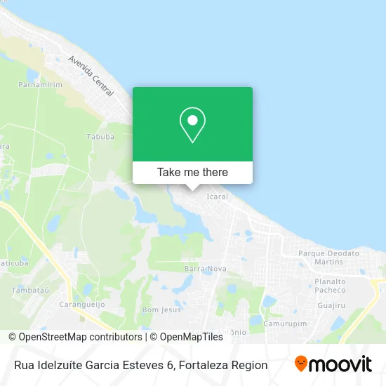 Rua Idelzuíte Garcia Esteves 6 map