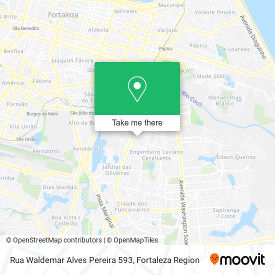 Mapa Rua Waldemar Alves Pereira 593