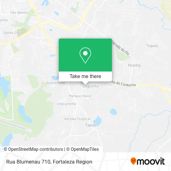 Rua Blumenau 710 map