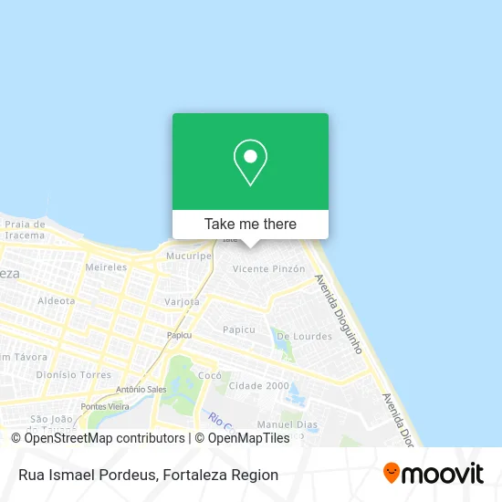 Rua Ismael Pordeus map